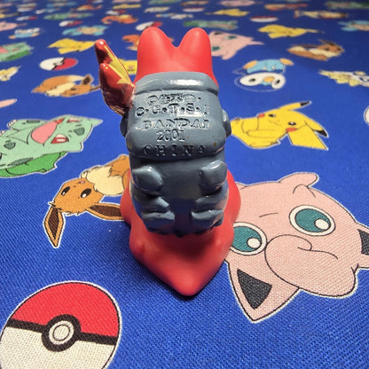 Pokemon Magcargo Figure Finger Puppet 2001 Nintendo Bandai PVC Vintage Japan US
