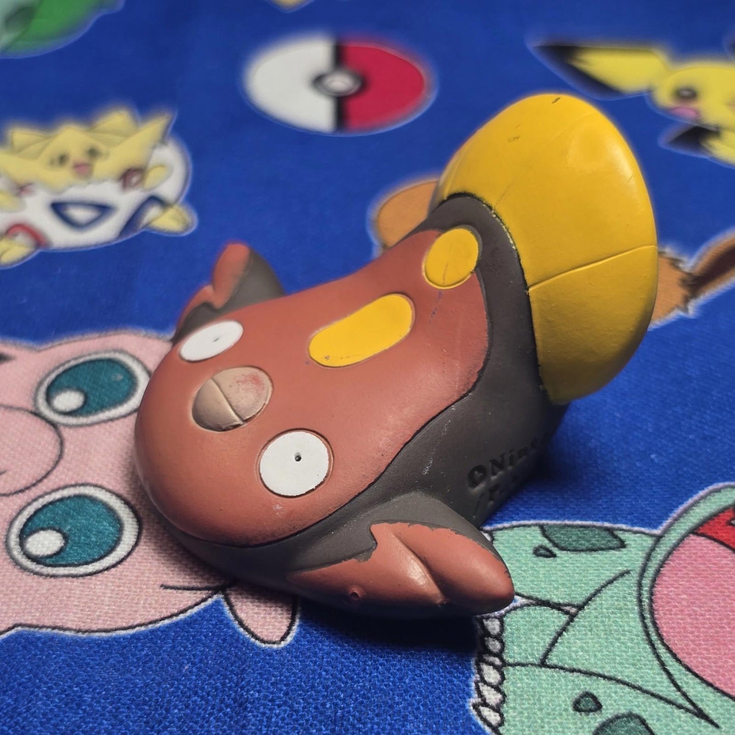 Pokemon Stunfisk Figure Finger Puppet 2011 Nintendo Bandai PVC Japan US Seller