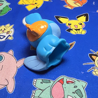Pokemon Mudkip Figure Finger Puppet 2002 Nintendo Bandai PVC Vintage Japan USA