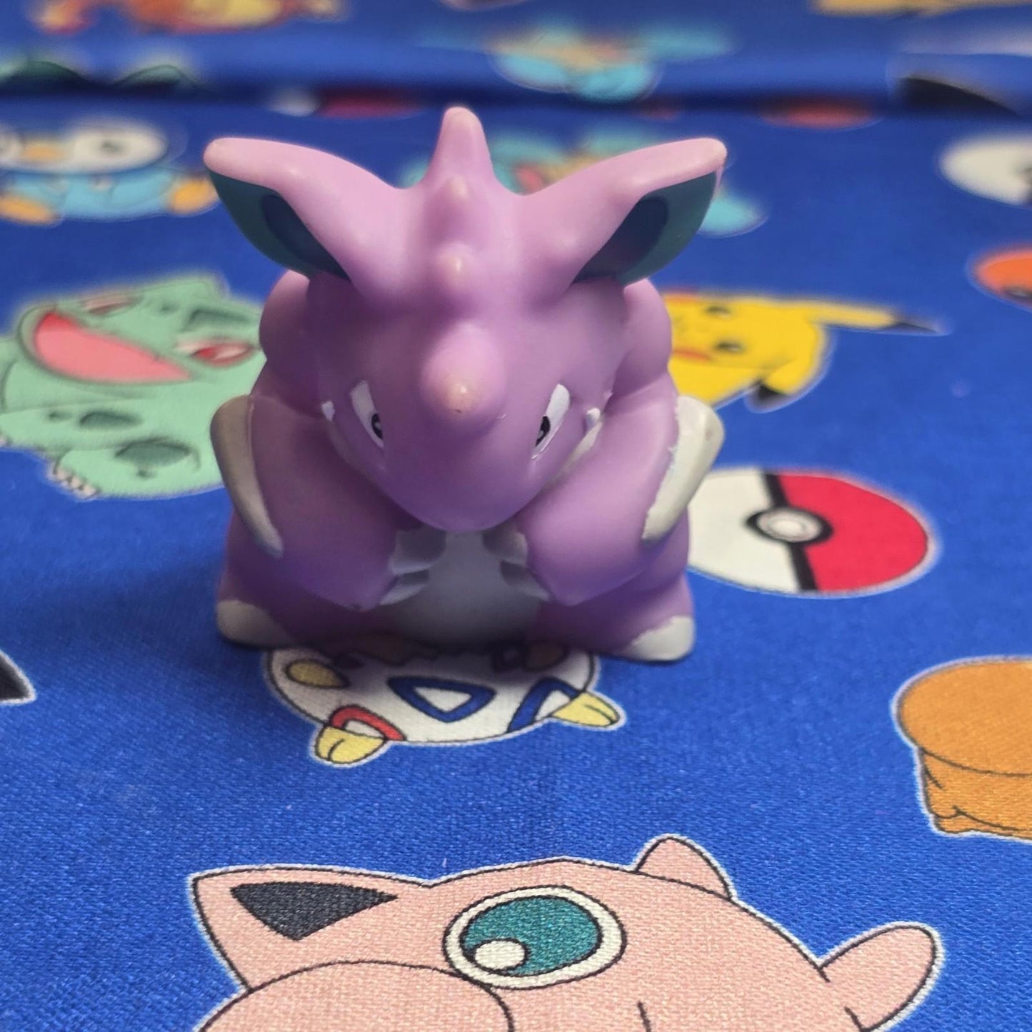 Pokemon Nidoking Figure Finger Puppet 2006 Nintendo Bandai PVC Japan USA Seller
