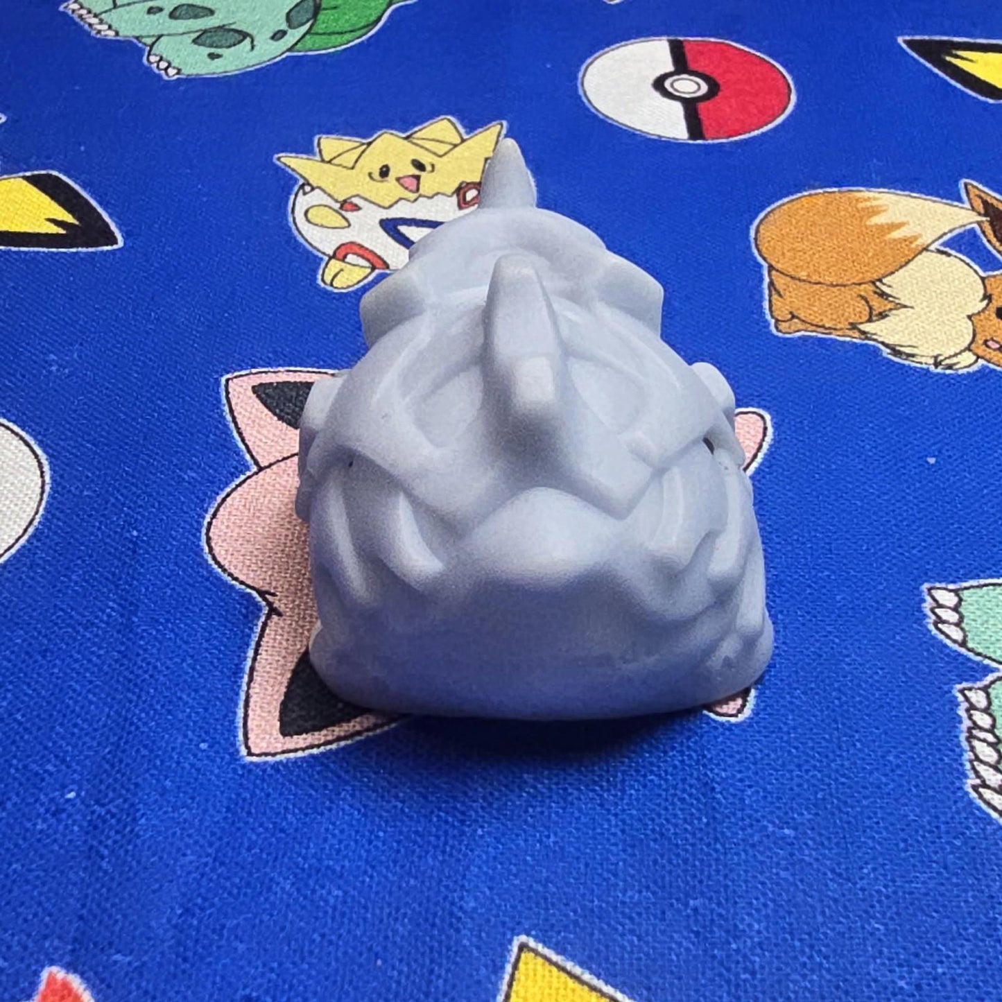 Pokemon Rhyhorn Figure Finger Puppet 2010 Nintendo Bandai PVC Japan USA Seller