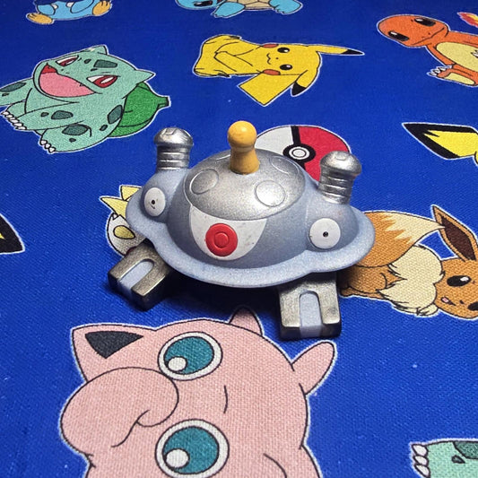 Pokemon Magnezone Metallic Figure Finger Puppet 2008 Nintendo Bandai Japan USA