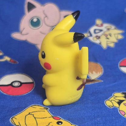 Pokemon Pikachu Waving Figure Finger Puppet 2014 Nintendo Bandai PVC Japan USA