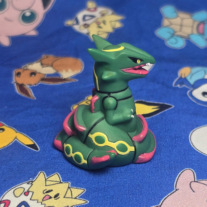 Pokemon Rayquaza Figure Finger Puppet 2004 Nintendo Tomy PVC Japan USA Seller
