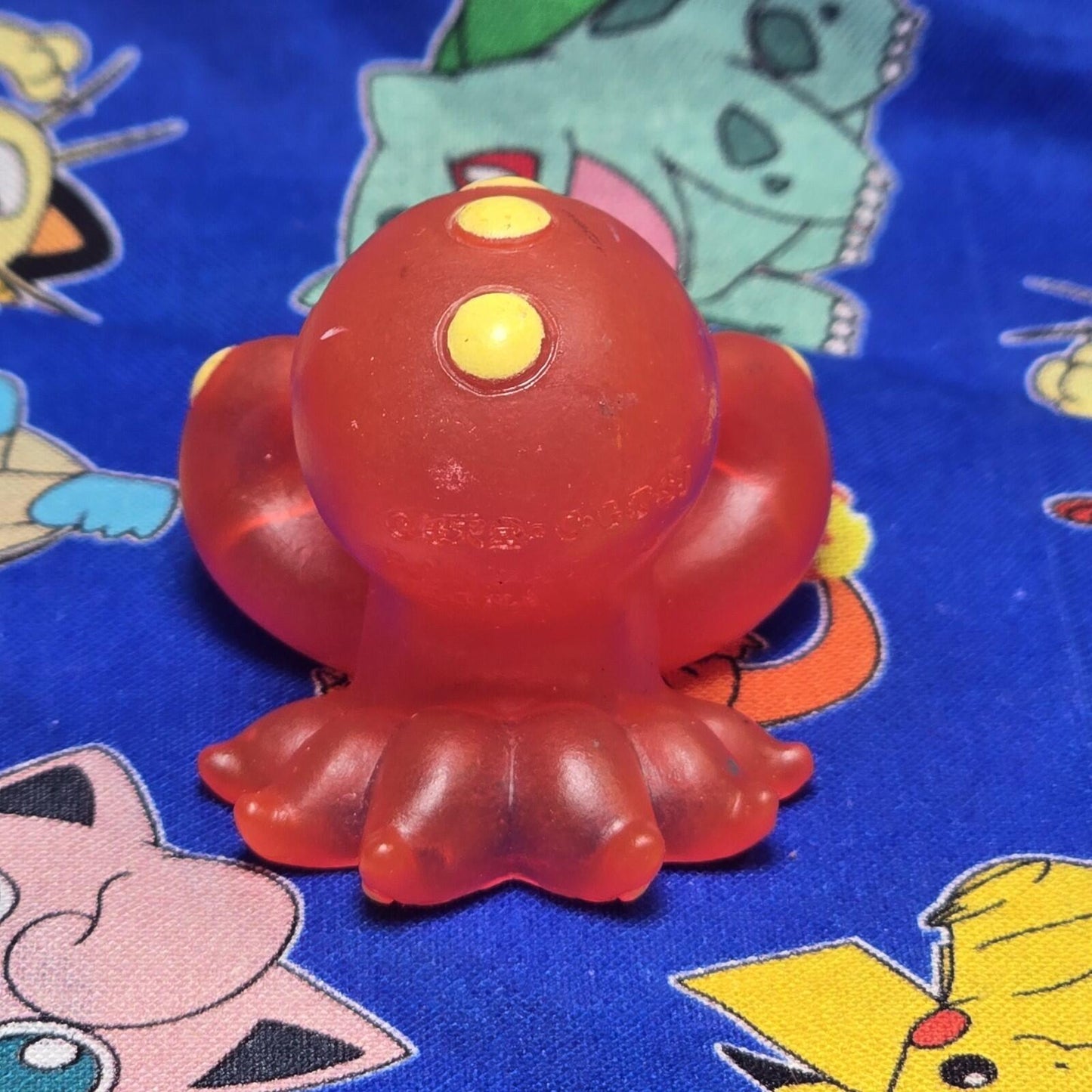 Pokemon Octillery Clear Figure Finger Puppet 2000 Nintendo Bandai PVC Japan USA