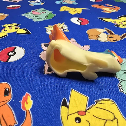 Pokemon Quilava Figure Finger Puppet 2000 Nintendo Bandai PVC Vintage Japan USA