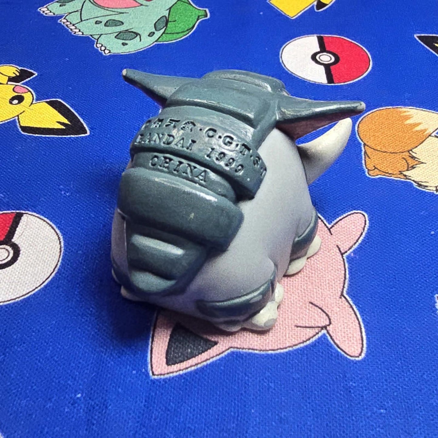 Pokemon Donphan Figure Finger Puppet 1999 Nintendo Bandai PVC Vintage Japan US