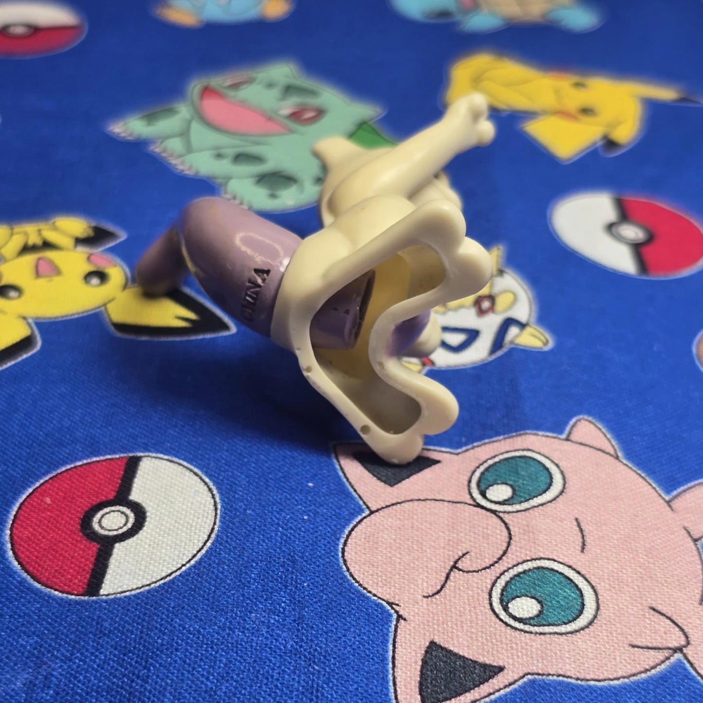 Pokemon Mewtwo Figure Finger Puppet 1998 Nintendo Bandai PVC Vintage Japan USA