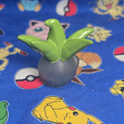 Pokemon Oddish Clear Figure Finger Puppet 1996 Nintendo Bandai Japan Vintage USA