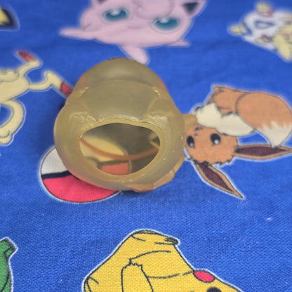 Pokemon Pikachu Clear Figure Finger Puppet 1996 Nintendo Bandai Vintage Japan US