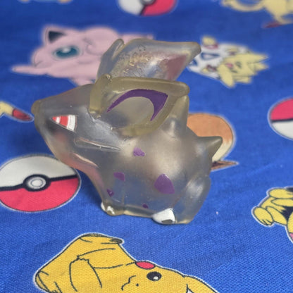 Pokemon Nidoran Clear Figure Finger Puppet 1997 Nintendo Bandai PVC Japan USA