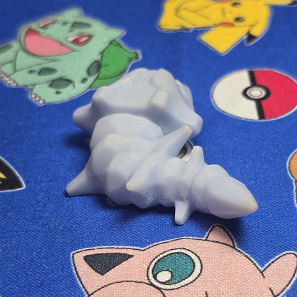 Pokemon Steelix Figure Finger Puppet 2009 Nintendo Bandai PVC Japan USA Seller