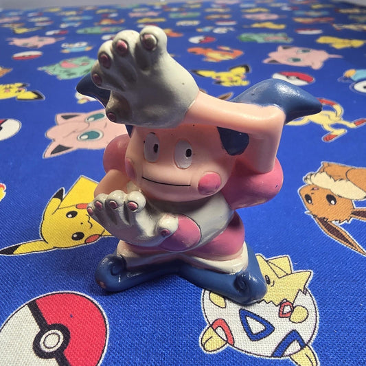 Pokemon Mr Mime Light Figure Finger Puppet 1998 Nintendo Bandai Vintage Japan US