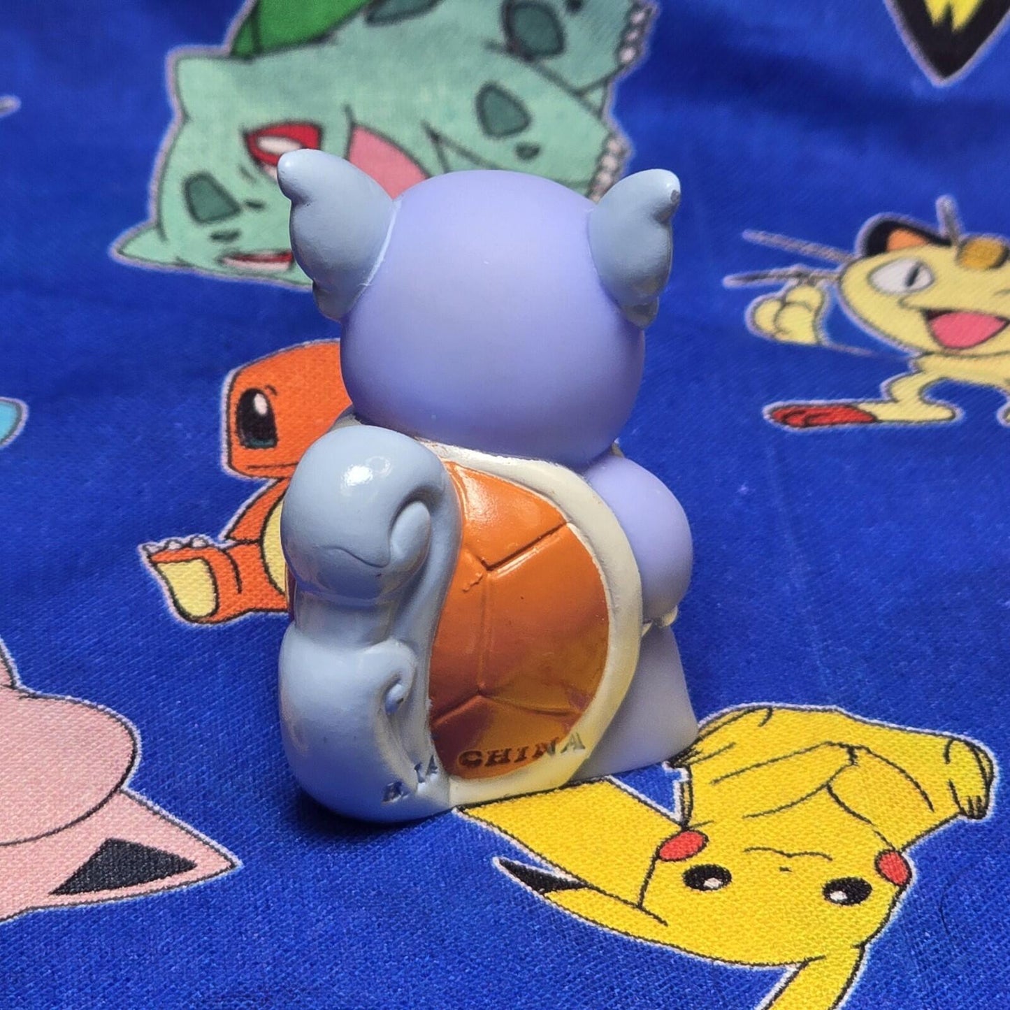Pokemon Wartortle Figure Finger Puppet 2014 Nintendo Bandai Vintage Japan USA
