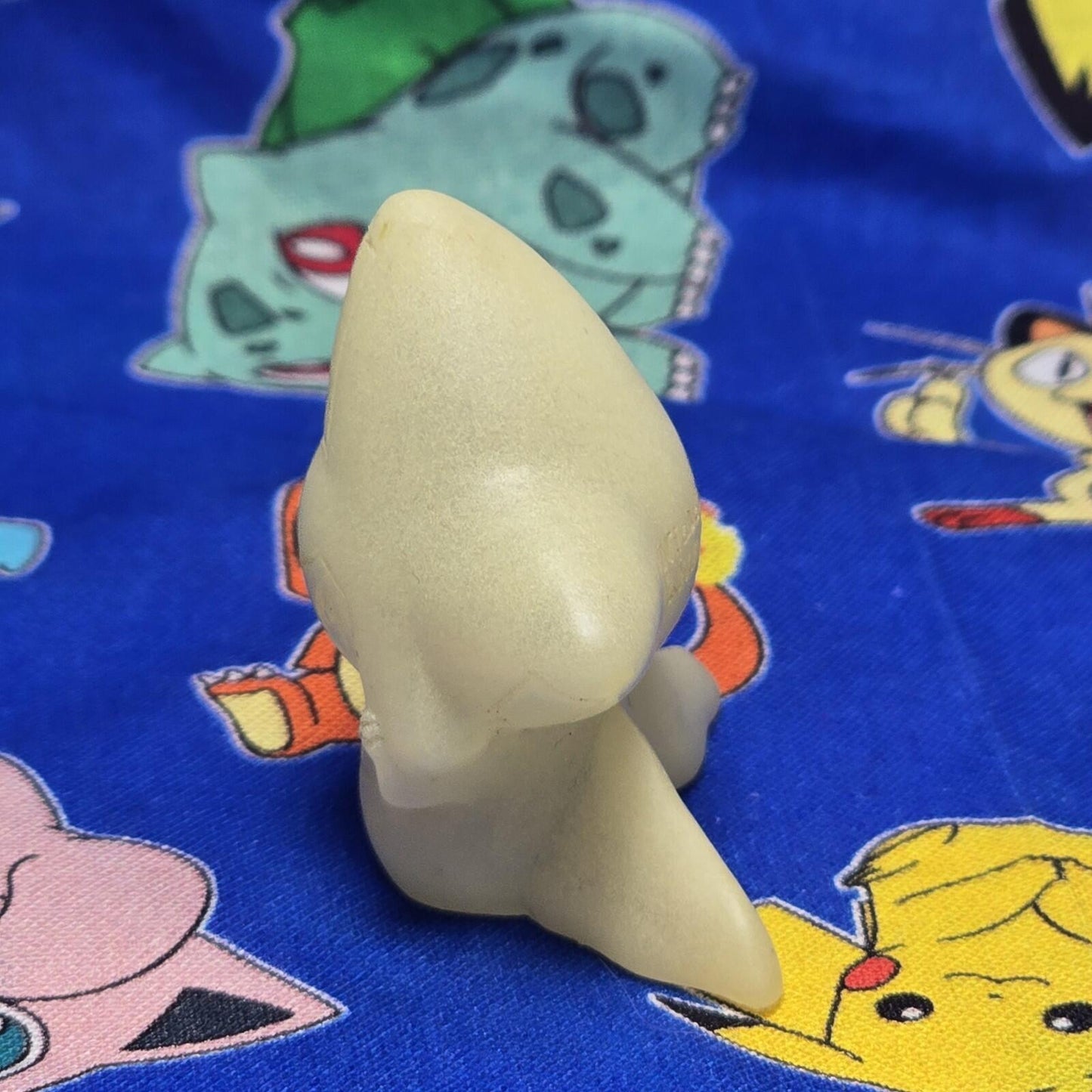 Pokemon Jirachi Glow In Dark Figure Finger Puppet 2003 Nintendo Bandai Japan USA