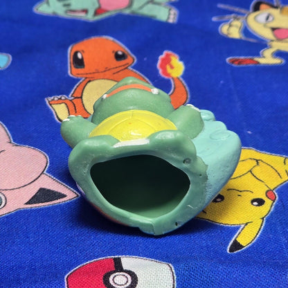 Pokemon Wartortle Dark Figure Finger Puppet 1996 Nintendo Bandai Vintage Japan