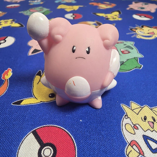 Pokemon Blissey Figure Finger Puppet 2007 Nintendo Bandai PVC Japan USA Seller