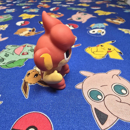 Pokemon Pansear Figure Finger Puppet 2010 Nintendo Bandai PVC Vintage Japan USA