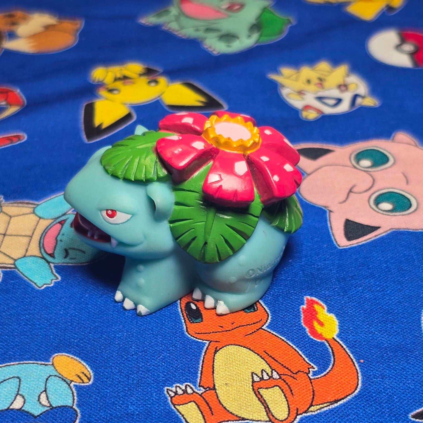 Pokemon Venusaur Figure Finger Puppet 2004 Nintendo Bandai PVC Vintage Japan USA