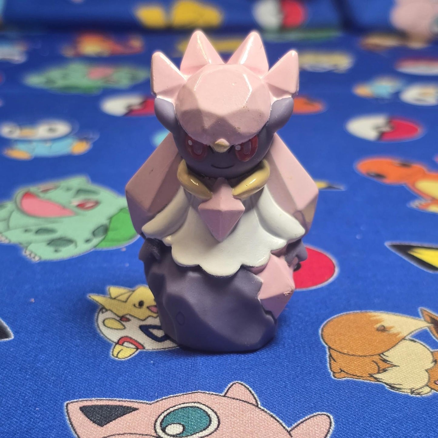 Pokemon Diancie Figure Finger Puppet 2014 Nintendo Bandai PVC Japan USA Seller