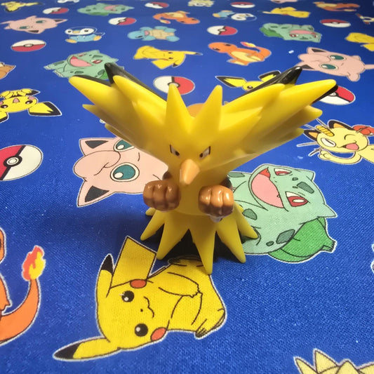 Pokemon Zapdos Figure Finger Puppet 1999 Nintendo Bandai PVC Vintage Japan USA