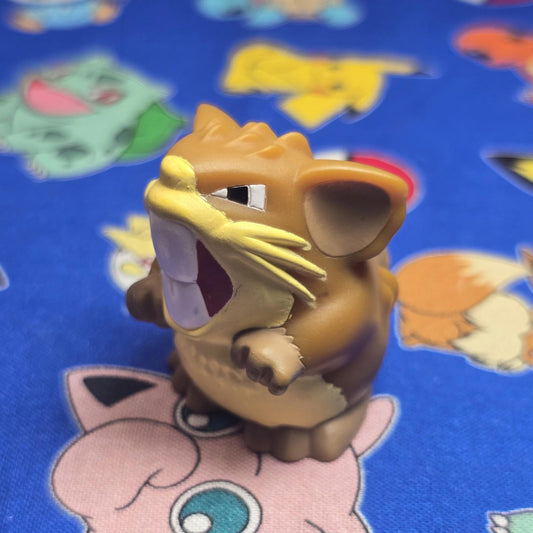Pokemon Raticate Figure Finger Puppet 2005 Nintendo Bandai PVC Japan USA Seller