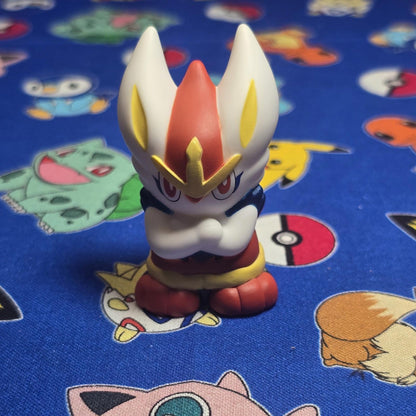 Pokemon Cinderace Figure Finger Puppet 2022 Nintendo Bandai PVC Japan USA Toy