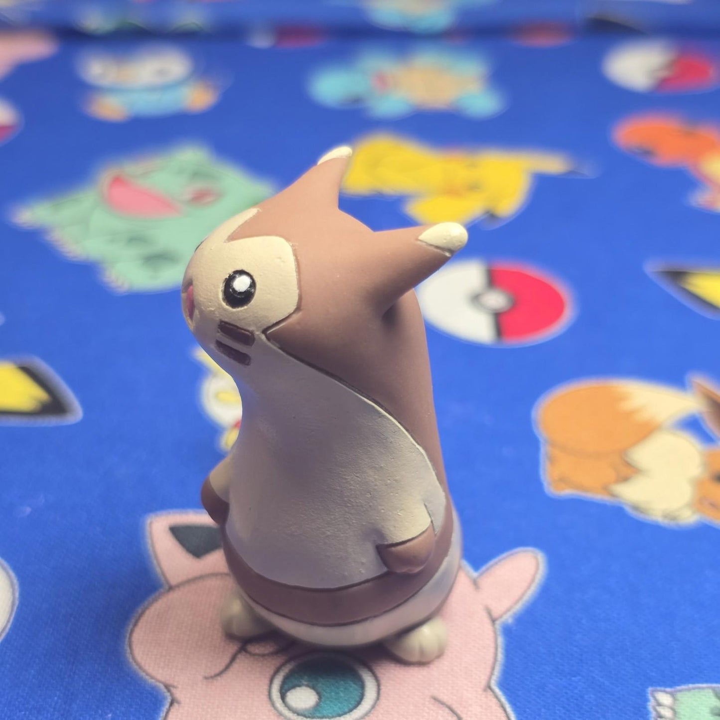Pokemon Furret Figure Finger Puppet 1999 Nintendo Bandai PVC Vintage Japan US