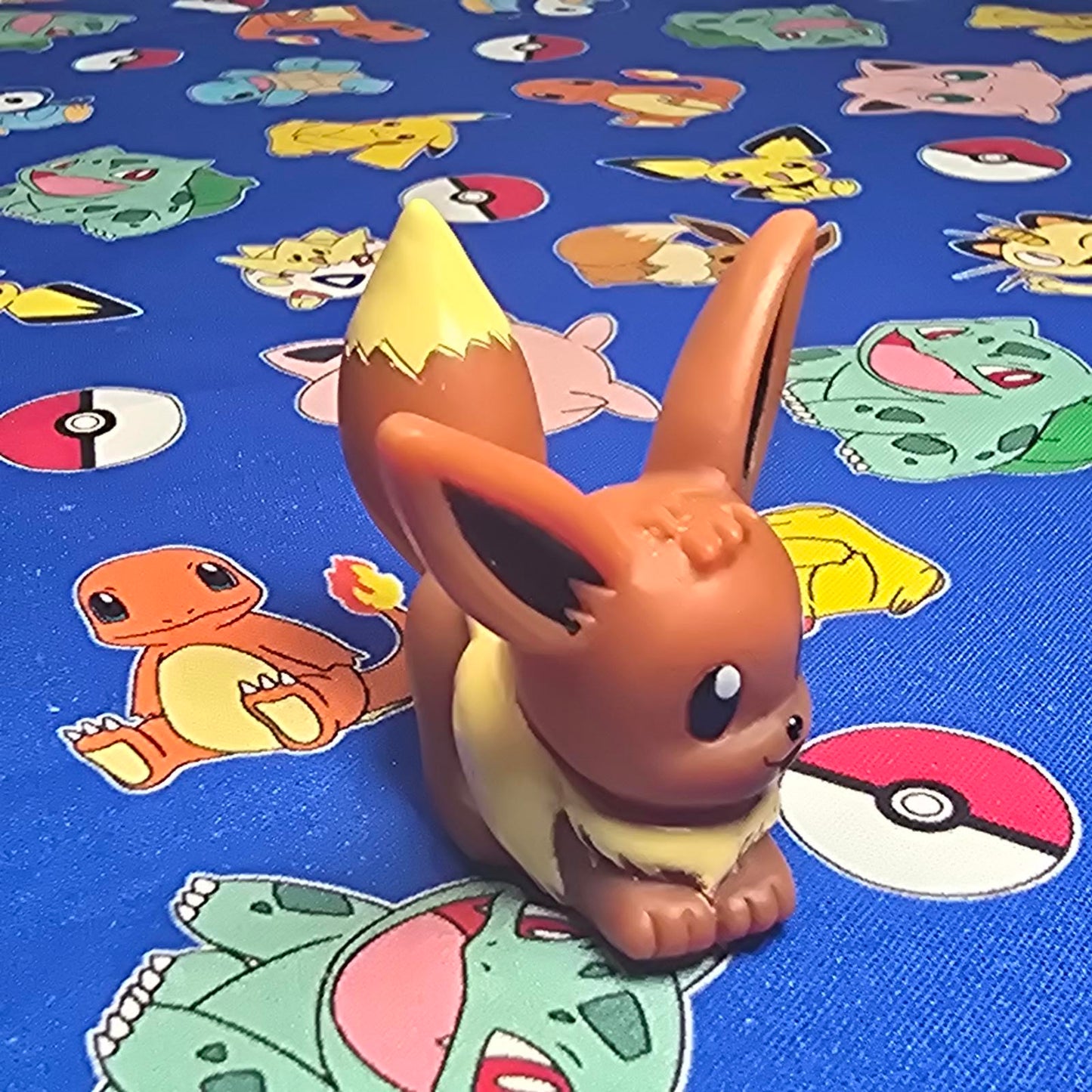 Pokemon Eevee Figure Finger Puppet 2002 Nintendo Bandai Vintage Japan USA Seller
