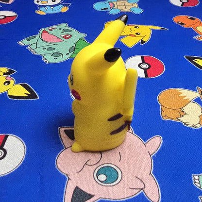 Pokemon Pikachu Figure Finger Puppet 2016 Nintendo Bandai Vintage PVC Japan USA