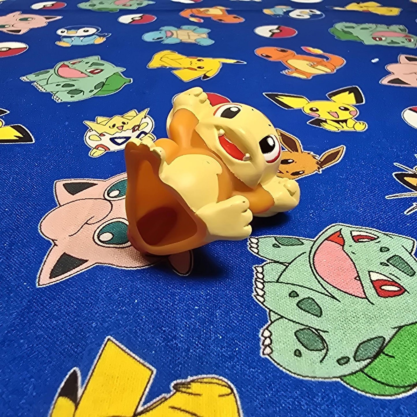 Pokemon Chimchar Figure Finger Puppet 2007 Nintendo Bandai PVC Japan USA Seller