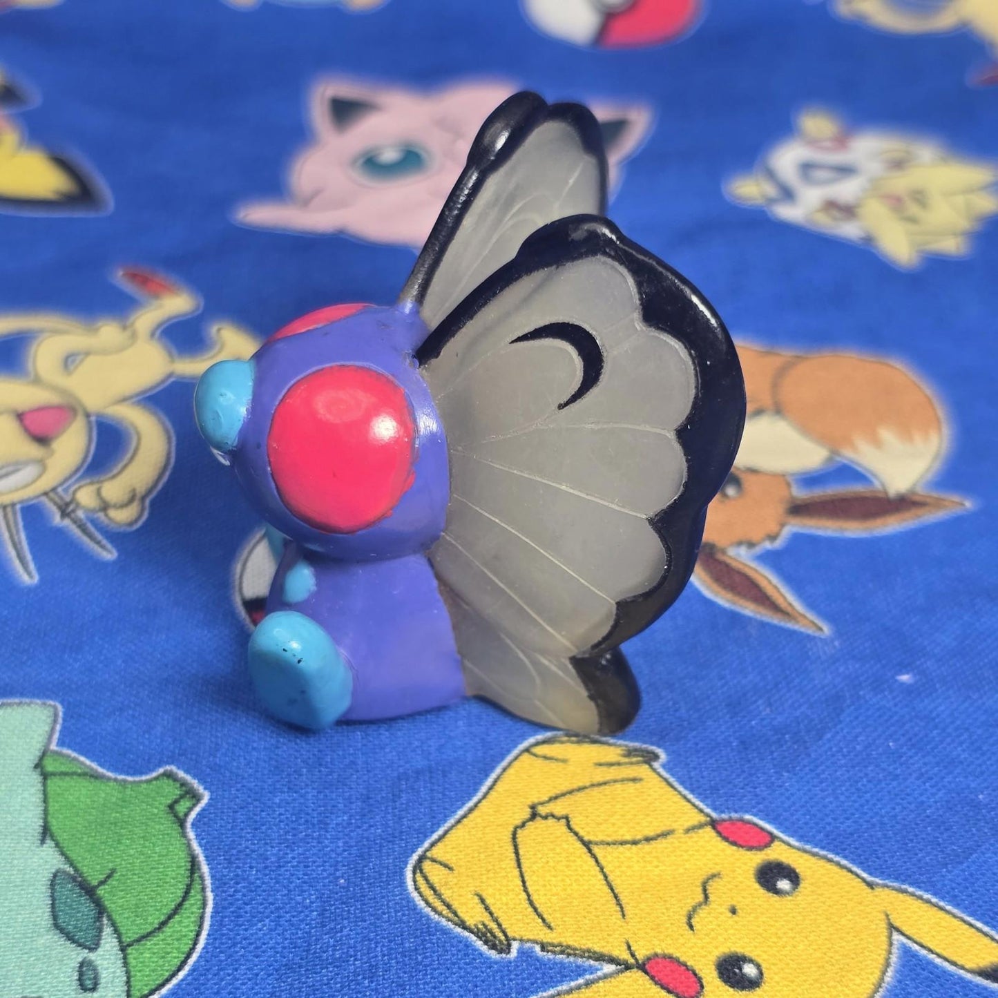 Pokemon Butterfry Clear Figure Finger Puppet 1997 Nintendo Bandai PVC Vintage US