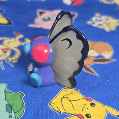 Pokemon Butterfry Clear Figure Finger Puppet 1997 Nintendo Bandai PVC Vintage US