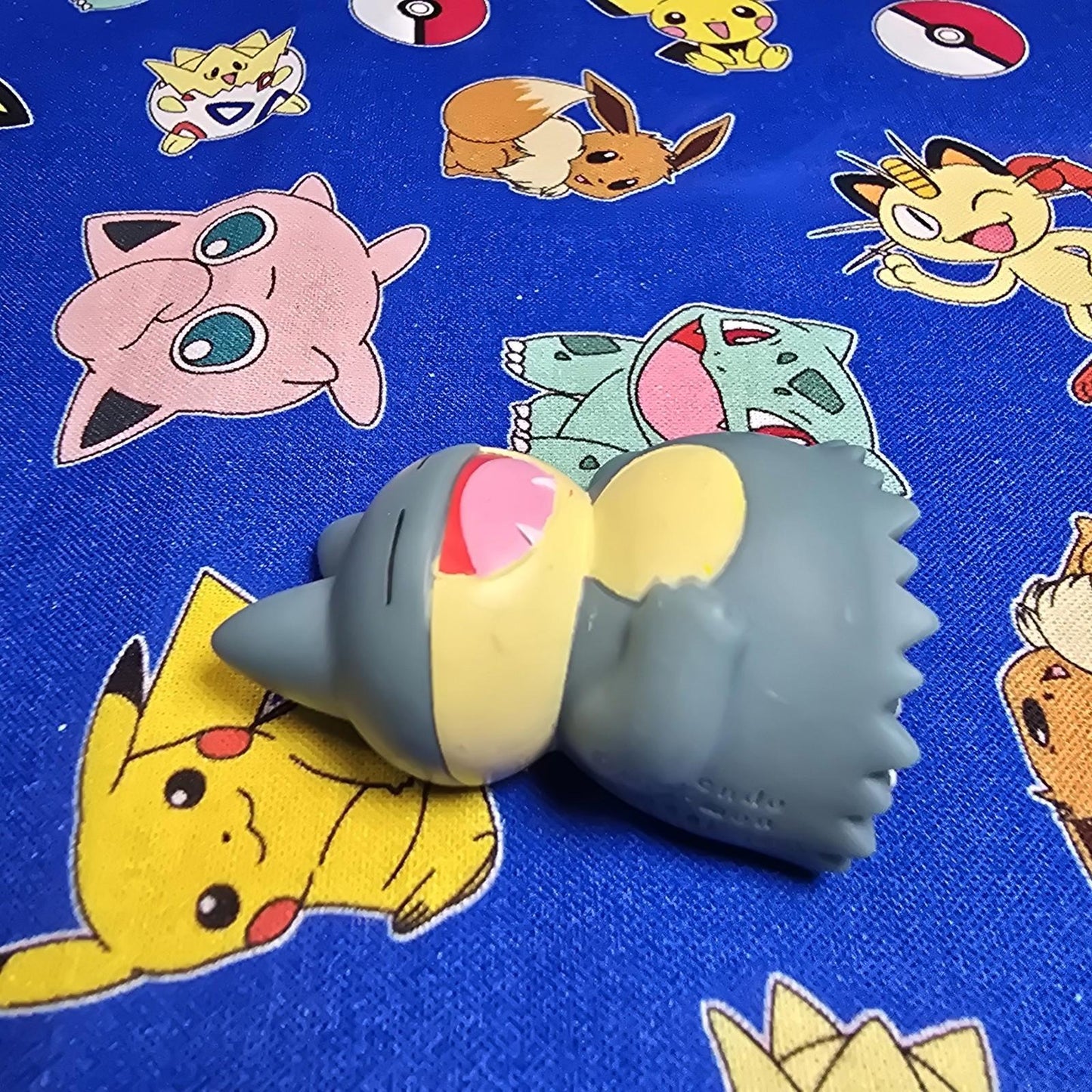 Pokemon Munchlax Figure Finger Puppet 2005 Nintendo Bandai Vintage PVC Japan USA