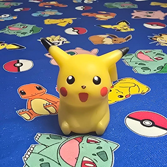 Pokemon Pikachu Figure Finger Puppet 1998 Nintendo Bandai PVC Vintage Japan USA