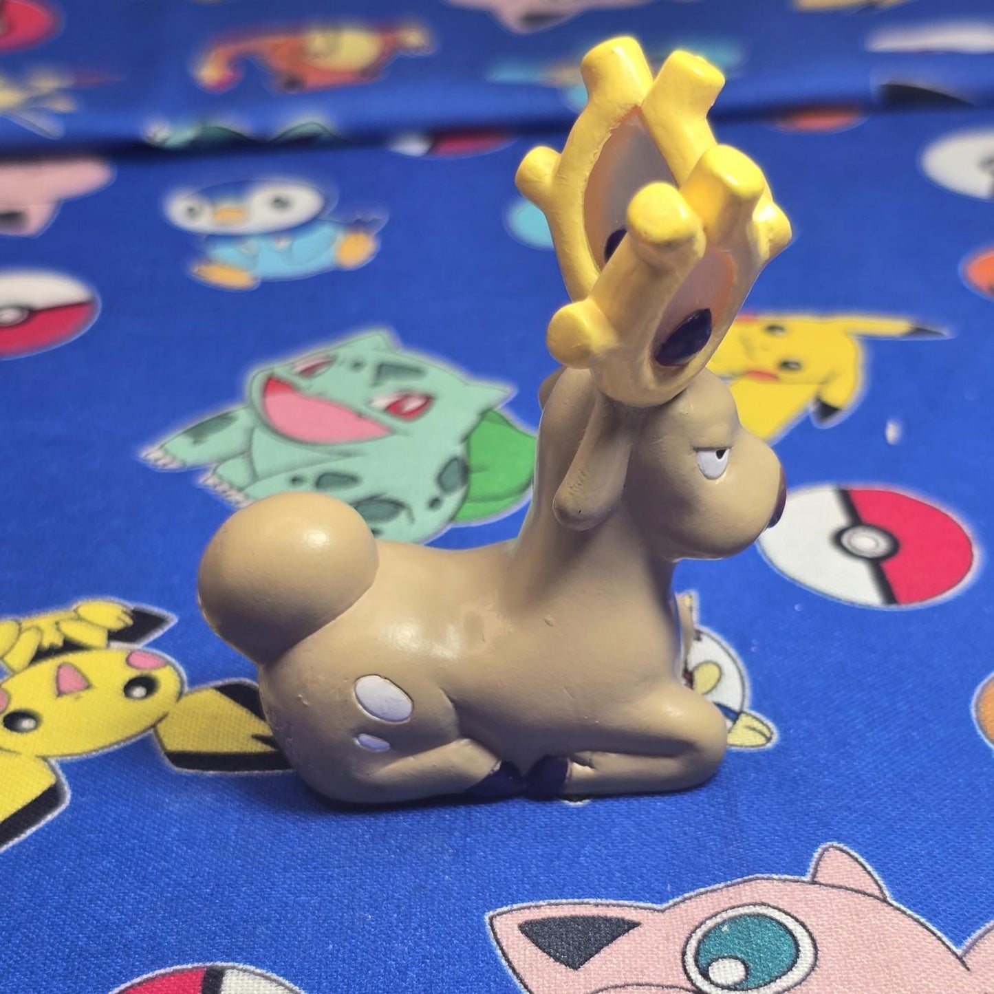 Pokemon Stantler Figure Finger Puppet 1999 Nintendo Bandai PVC Vintage Japan USA