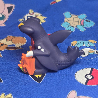 Pokemon Garchomp Figure Finger Puppet 2012 Nintendo Bandai PVC Japan USA Seller