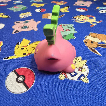 Pokemon Hoppip Figure Finger Puppet 2000 Nintendo Bandai PVC Vintage Japan USA