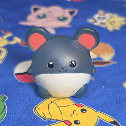 Pokemon Marill Clear Figure Finger Puppet 1999 Nintendo Bandai Vintage Japan USA