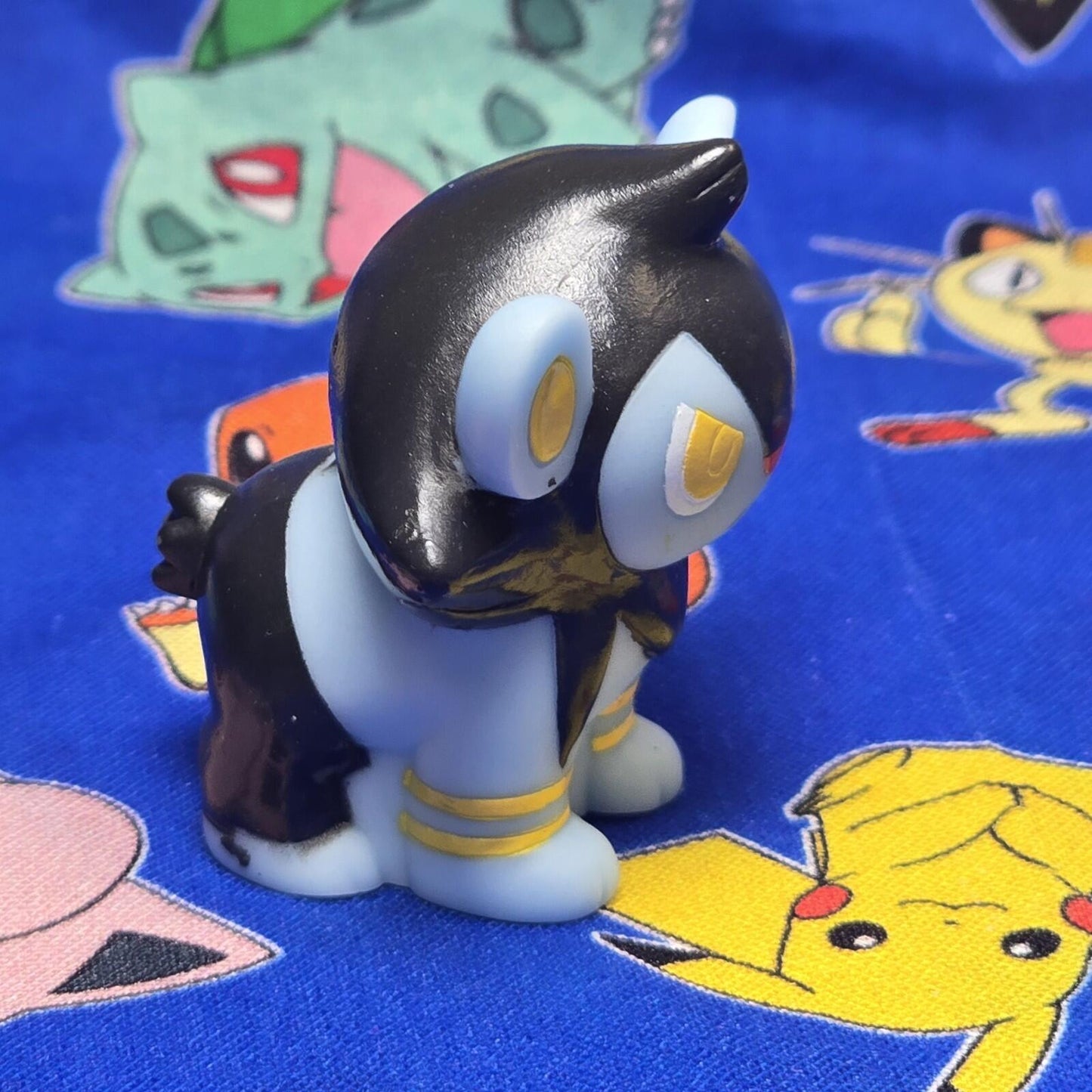 Pokemon Luxio Figure Finger Puppet 2014 Nintendo Bandai PVC Japan USA Seller