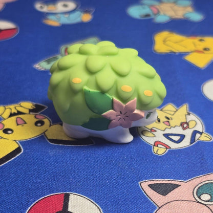 Pokemon Shaymin Figure Finger Puppet 2008 Nintendo PVC Bandai Japan USA Seller