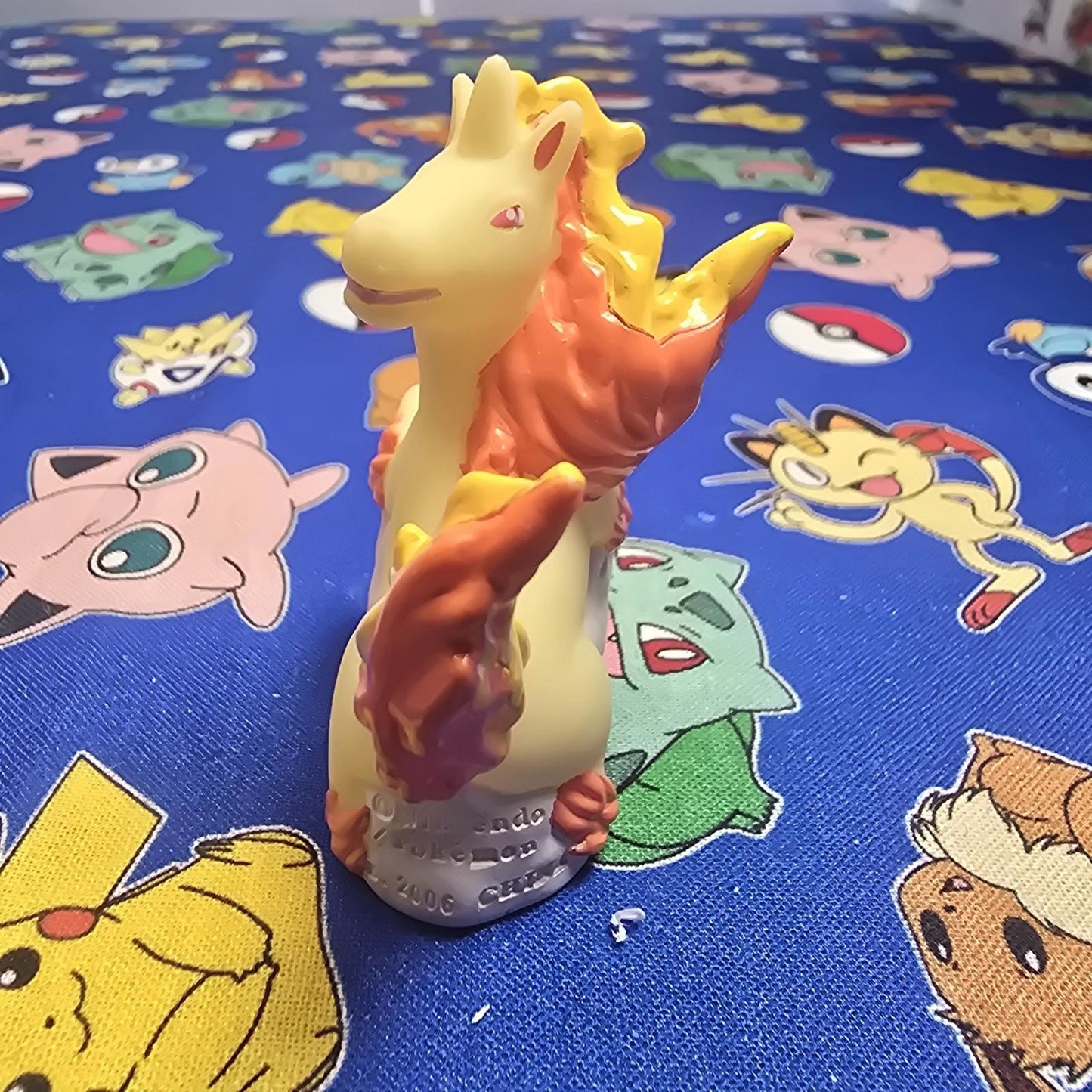 Pokemon Rapidash Figure Finger Puppet 2006 Nintendo Bandai PVC Japan USA Seller