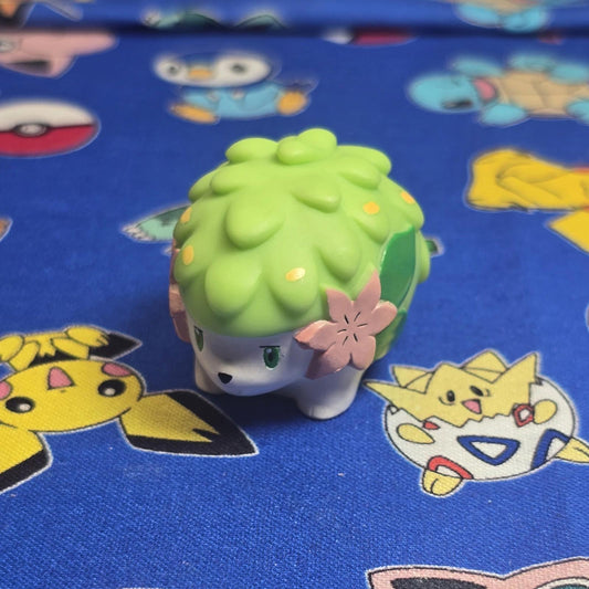 Pokemon Shaymin Figure Finger Puppet 2008 Nintendo PVC Bandai Japan USA Seller