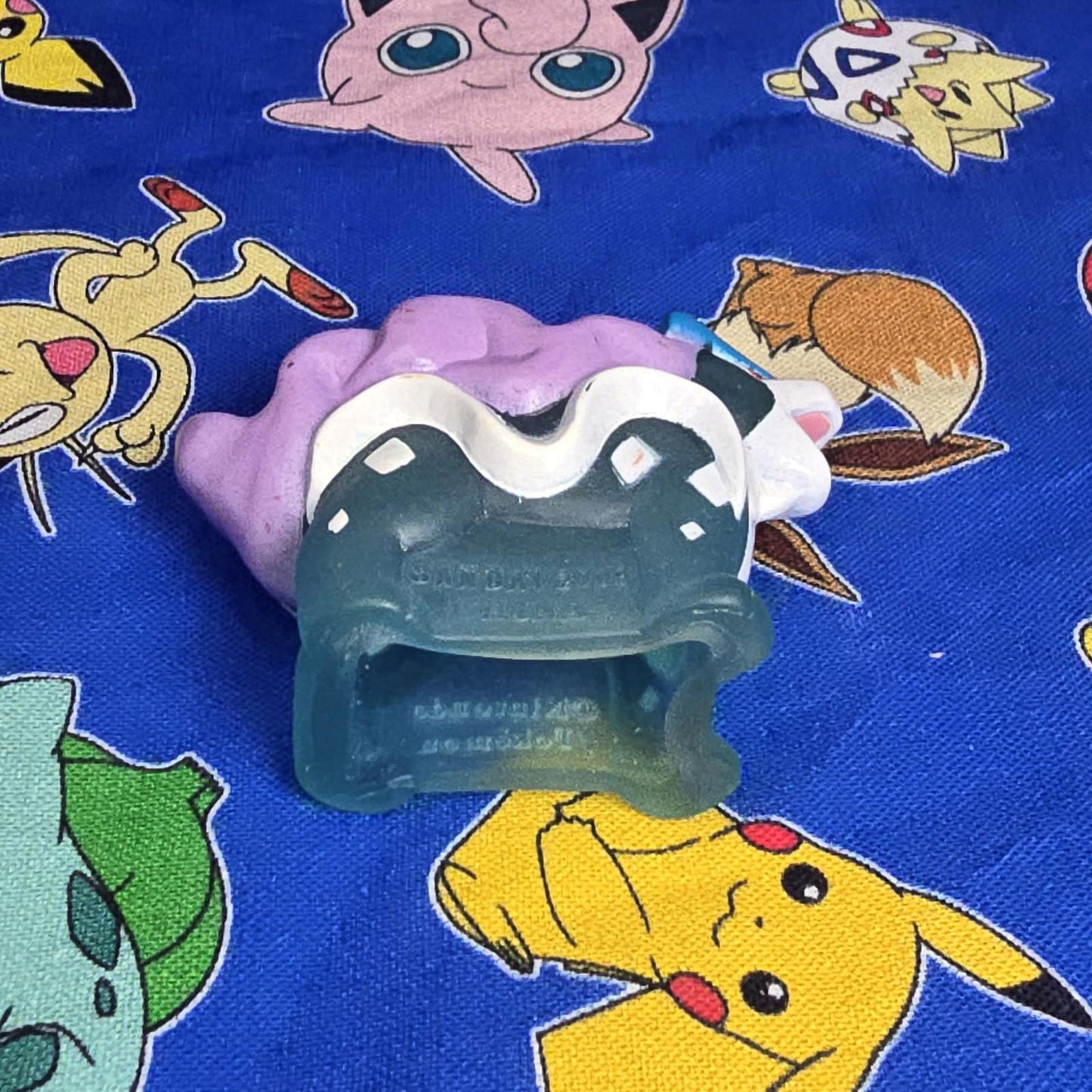 Pokemon Suicune Clear Figure Finger Puppet 2009 Nintendo Bandai Japan USA Seller