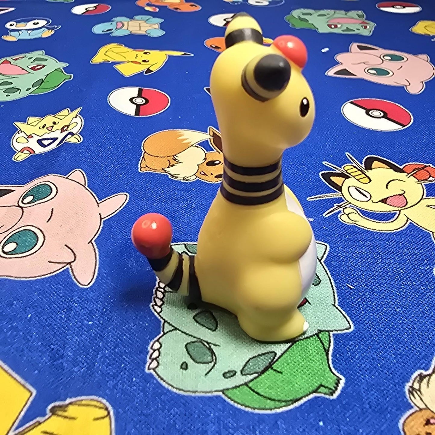 Pokemon Ampharos Figure Finger Puppet 2000 Nintendo Bandai PVC Vintage Japan USA