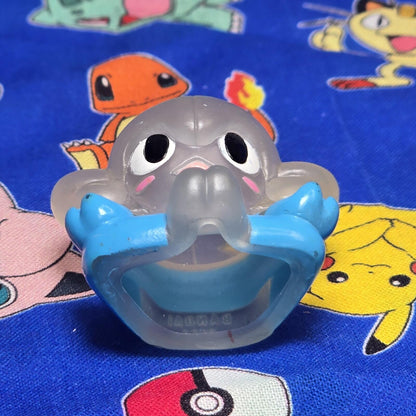 Pokemon Meditite Clear Figure Finger Puppet 2004 Nintendo Bandai PVC Japan USA