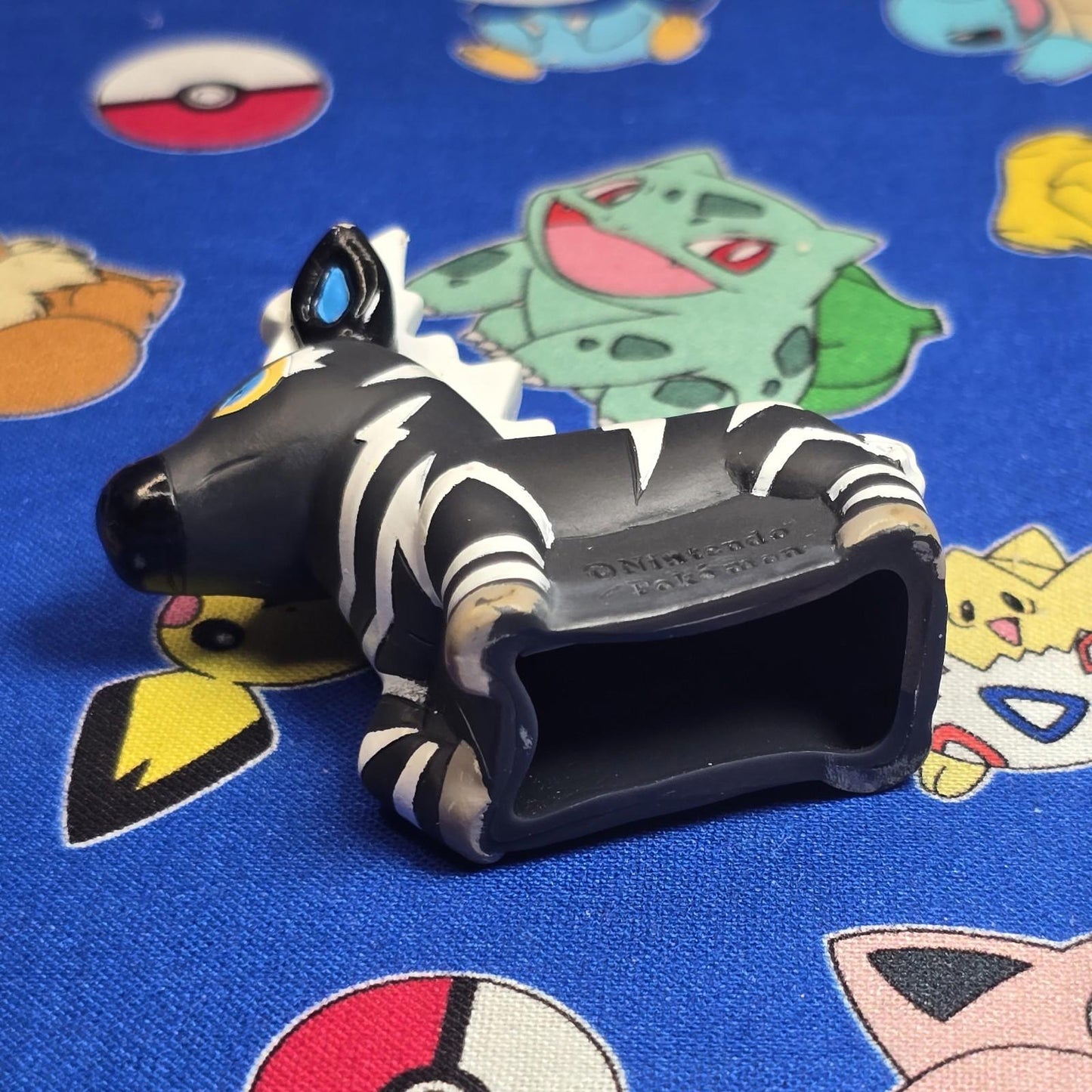 Pokemon Zebstrike Figure Finger Puppet 2011 Nintendo Bandai PVC Japan USA Seller