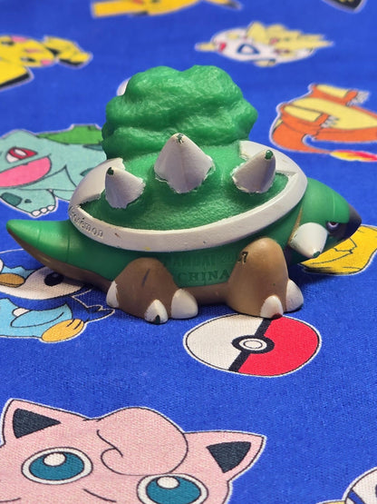 Pokemon Torterra Figure Finger Puppet 2007 Nintendo Bandai PVC Japan USA Seller