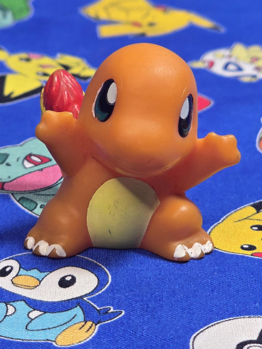 Pokemon Charmander Figure Finger Puppet 2005 Nintendo Bandai Vintage Japan USA