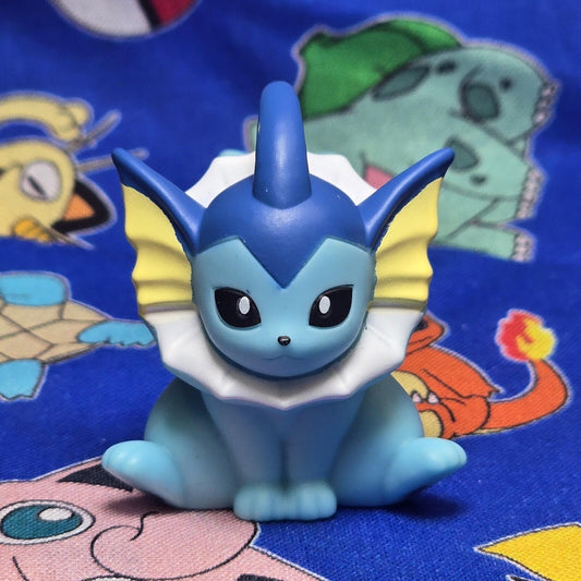 Pokemon Vaporeon Figure Finger Puppet 2024 Nintendo Bandai PVC Japan Vintage USA